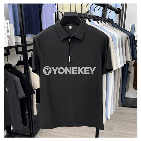 Erkekler üçin ýeňil, dem alýan polo futbolka – tomusky sport stili