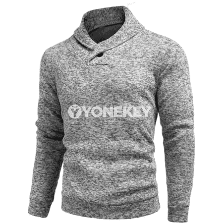 Erkekler üçin ýokary boýunly zipsiz ýyly sweatshirt, oversize