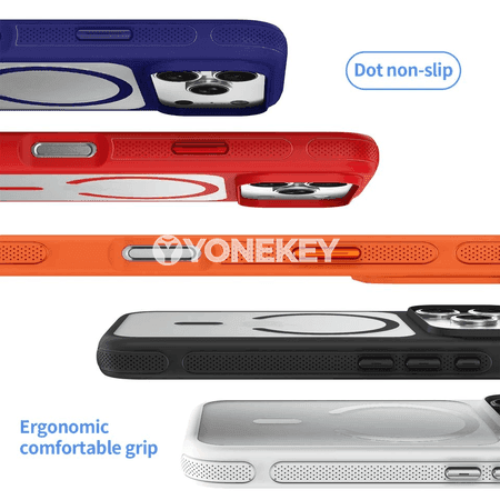 iPhone 12-17 üçin MagSafe magnitli premium telefon gapagy
