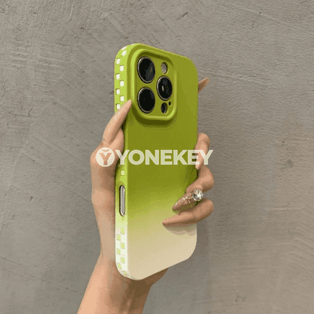 iPhone üçin gradient reňkli ýumşak silikon gapak, güýçli goragly