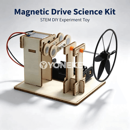 Çagalar üçin DIY magnit hereketli ylmy model, gurnamaly okuw oýunjagy