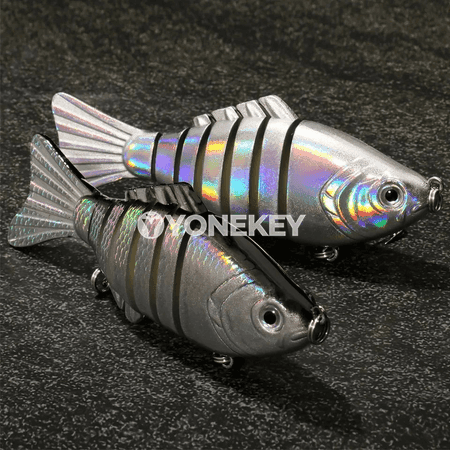 3 sanylyk swimbait balyk ýesirgi toplumy, 18g, 10 sm, gutyly
