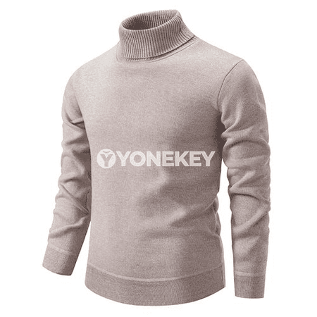 Erkekler üçin gyş-güýz ýyly turtleneck switer
