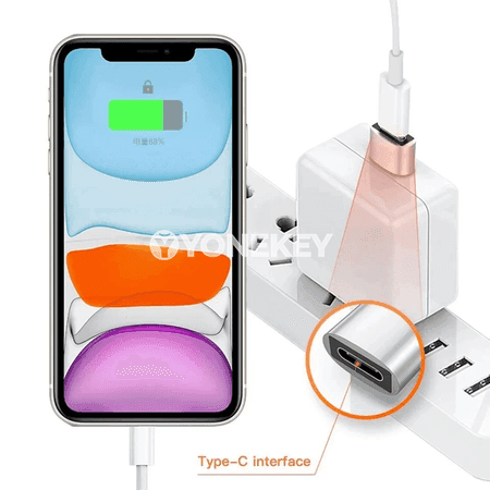 NNBILI USB-A to Type-C OTG adapter toplumy, 4 sany