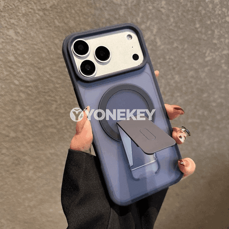 iPhone üçin transparent magnitli mat korpus, holderli