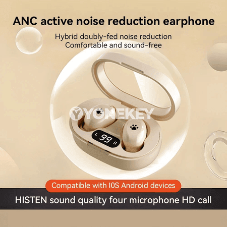 Mini simsiz Bluetooth 5.3 gulaklyk, sport we oýun üçin