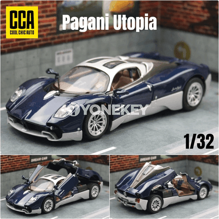 Pagani Utopia 1:32 metal awto modeli, ýagtylykly we sesli