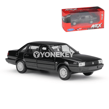 Volkswagen Santana 1:36 metal model awtoulag oýunjak, gara