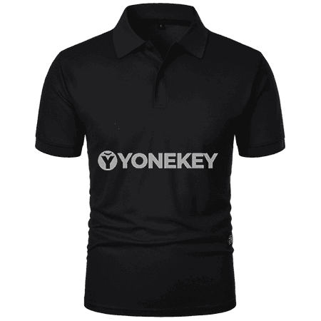 Erkekler üçin ýeňil tomusky polo futbolka, gysga ýeňli