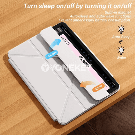 iPad 10/11 nesil üçin saklaýjyly gulplaýyşly gaty örtük