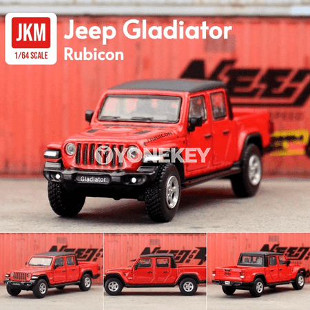 Jeep Gladiator Pickup 1:64 metal model awtoulag