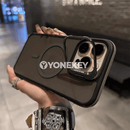 iPhone 11–16 üçin Magsafe magnetli transparent stend gapagy