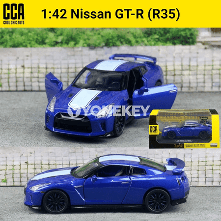 Nissan GT-R R35 1:42 diecast metal model awtoulag, herekedi tigirli