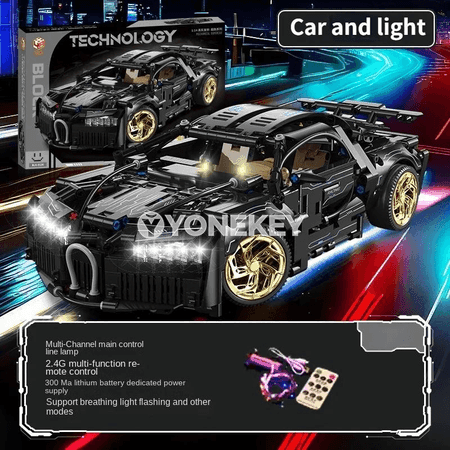2024 täze tehnologiýaly 1:14 RC superawtoulag gurluşyk modeli, 1154 bölek