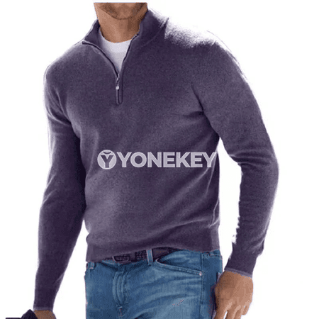 Erkekler üçin ýeňil switer, V boýun, uzyn ýeňli