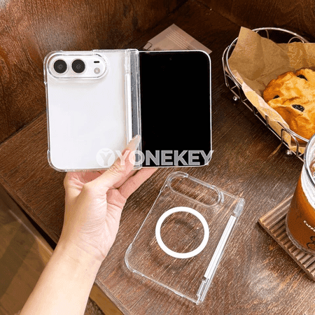 iPhone Duo üçin magnitli açyk gorag gapagy, berk we inçe
