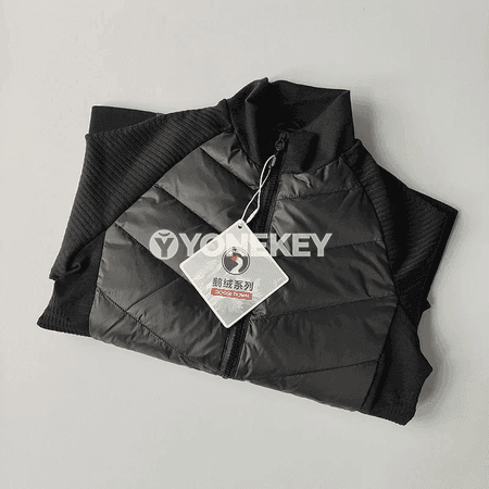 Zenanlar üçin ýeňil gyş penjek, ýyly, dik ýaka, sporty görnüş