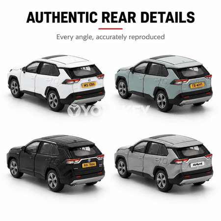 1:64 Toyota RAV4 metal SUV mini awtoulag modeli