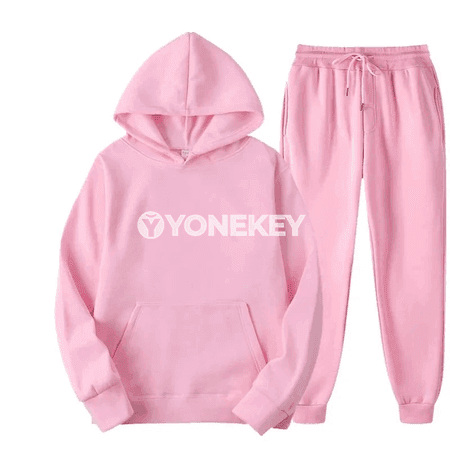 Erkekler üçin güýz-gyş sport kostýumy, hoodie we balak toplumy