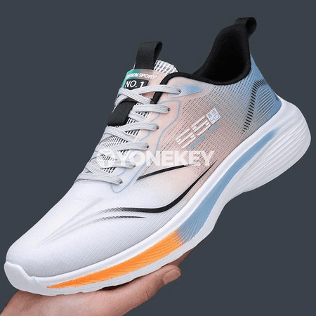 Erkekler üçin ýeňil sport krasowkalary, dem alyjy mesh, 39-47