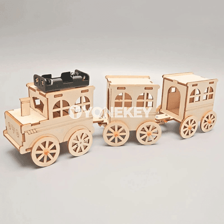 Çagalar üçin DIY demir ýol modeli, 3D agaç jigsaw oýunjagy