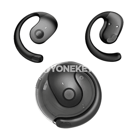 OWS simsiz Bluetooth naushnik, mikrofonly, HiFi, sport üçin