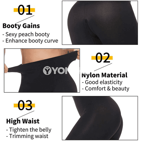 Aýallar üçin ýokary belli, şekillendiriji kompression leggins