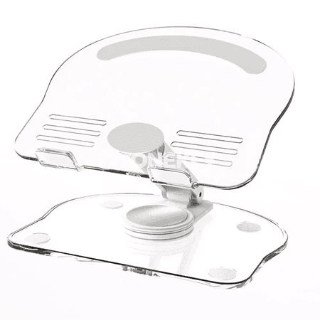 Akril telefon we planşet stendi, 360° öwrülýän, bukulýan