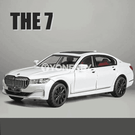 BMW 760Li 1:24 metal awtoulag modeli, sesli-çyraly, açylýan gapyly