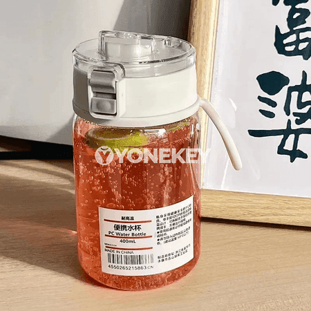 Çeýnikli plastik suw gapy, göterip bolýar, 350/550 ml