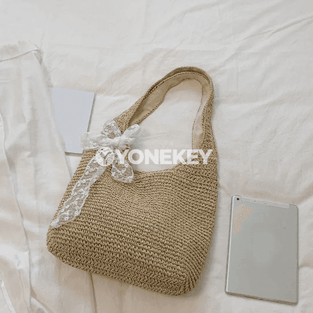 Zenanlar üçin örülen egn sumkasy, ýeňil boho tote