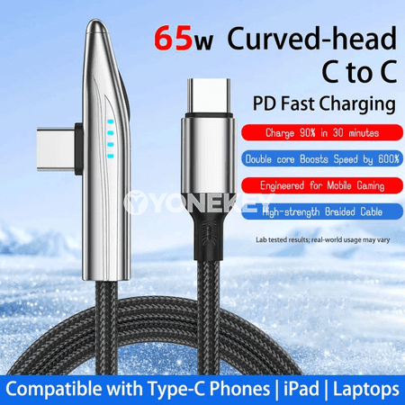 NNBILI 240W USB-C oýun kabeli, çalt zarýad we maglumat geçiriji
