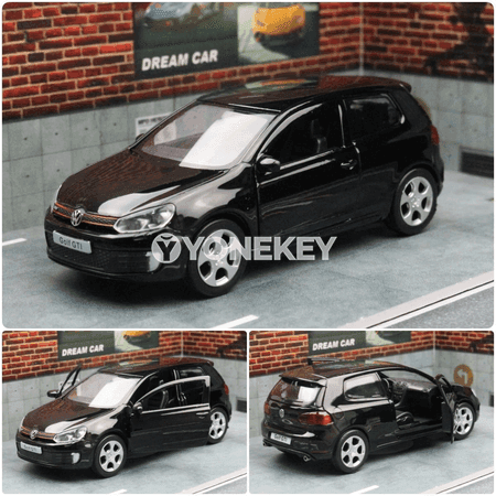 Volkswagen Golf GTI 1:36 metal model awtoulag, açylýan gapylar