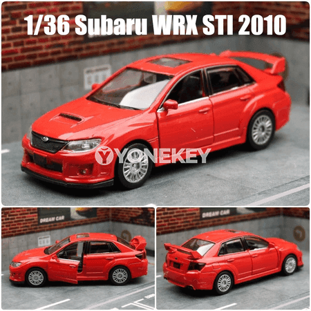 Subaru Impreza WRX STI 1:36 metal maşyn modeli