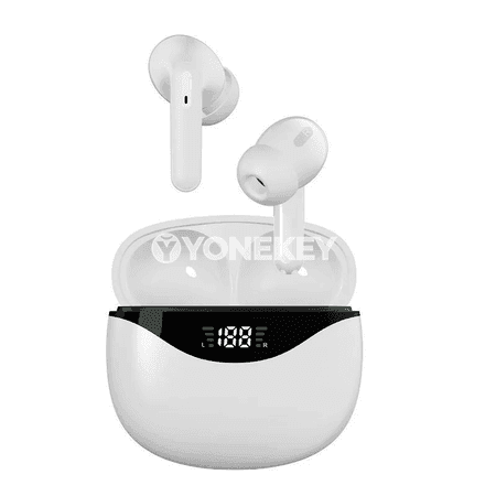 Bluetooth simsiz naushniklar, güýçli batareýa we mikrofonly TWS