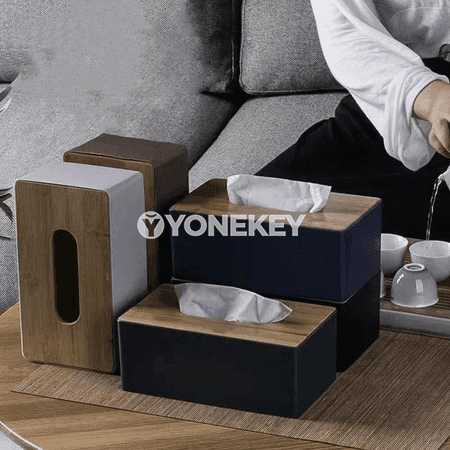 Tebigy agaçdan ýörite salfetka gutusy – stol üçin amaly saklaýjy