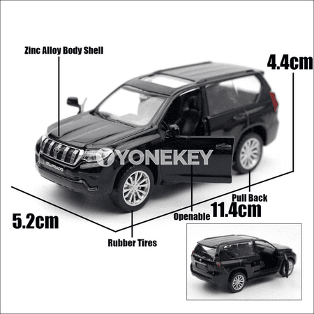 Toyota Land Cruiser Prado 1:43 metal model awtoulag oýunjagy