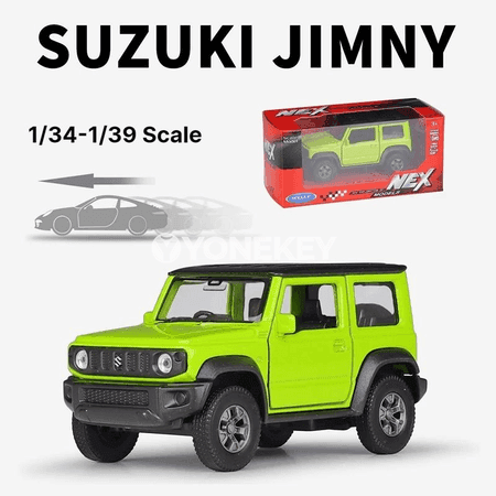 Suzuki Jimny 1:36 metal oýunjak awtoulag, ýaşyl