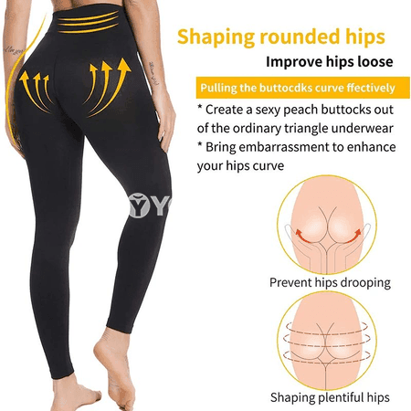 Aýallar üçin ýokary belli, şekillendiriji kompression leggins