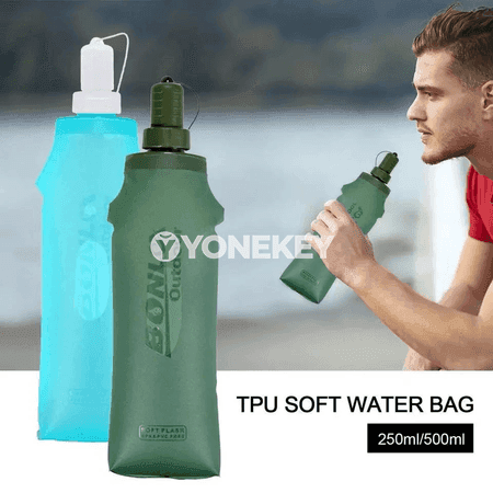 TPU sport suw gapy — bukulýan, 250/500 ml, açyk howa üçin