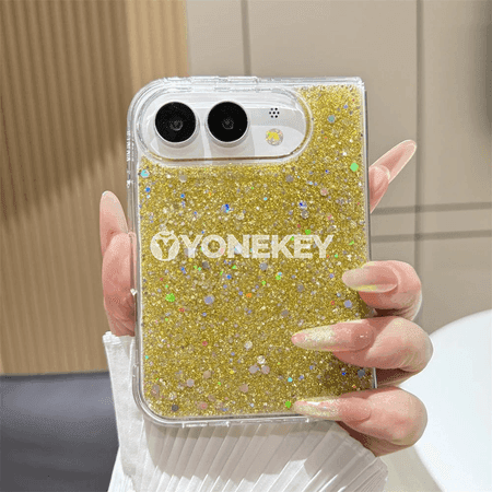 iPhone Duo üçin ýylpyldawuk, ýumşak silikon gorag örtügi