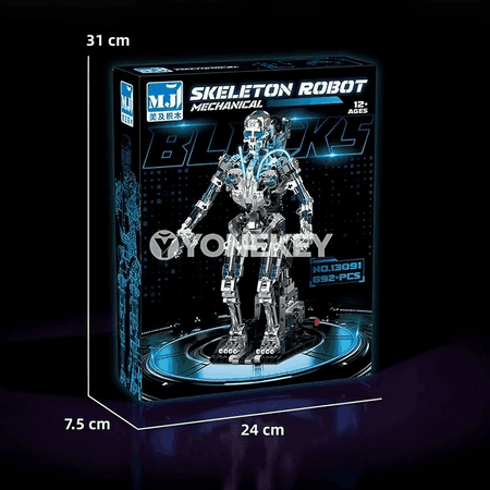 Skilet robot gurluşyk bloklary, mehaniki ýygnama toplumy