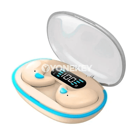 X55 simsiz Bluetooth 5.3 nauşnikler, ses azaltma, sport we oýun üçin