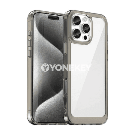 iPhone üçin transparent berk gorag gapagy, anti-çyzgy ýeňil korpus
