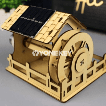 Çagalar üçin gün energiýaly suw tigirli DIY ylmy oýnawaç