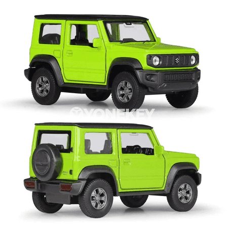 Suzuki Jimny 1:36 metal oýunjak awtoulag, ýaşyl