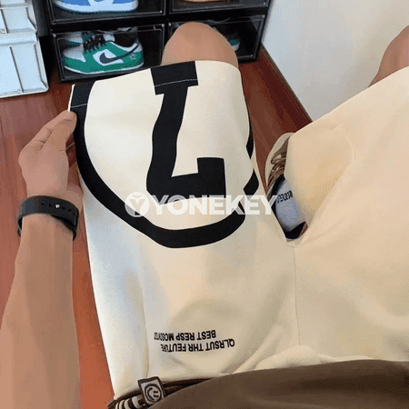 Erkekler üçin giň biçimli tomus şortik – 3XL–8XL, ýeňil we rahat