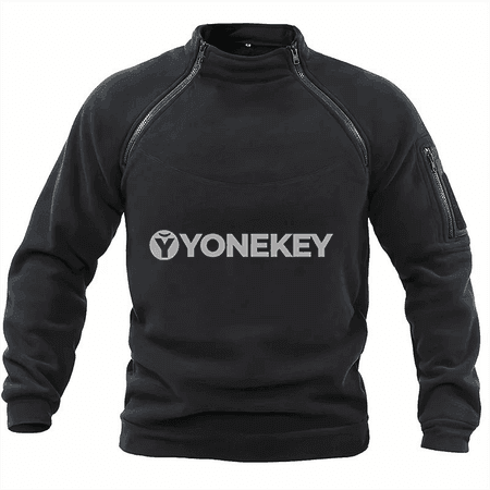 Erkekler üçin ýyly pulower, ýokary boýunly, sport görnüşli