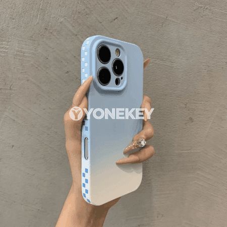 iPhone üçin gradient reňkli ýumşak silikon gapak, güýçli goragly
