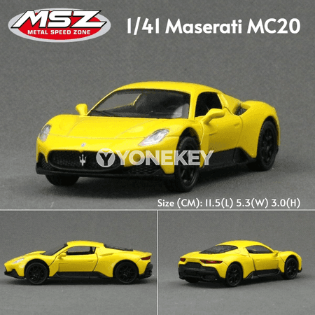 Maserati MC20 1:43 metal miniatýura ulagly modeli